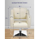 Парикмахерское кресло "Волна" (кремовый цвет)