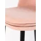 Стул барный Альта светло-розовый