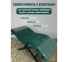 Чехлы ПВХ для изголовья и ног для анатомической кушетки
