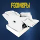 Кресло реклайнер экокожа механическое MassComplekt цвет белый