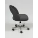 Стул Сансет цвет: (Эвита 25 Темно-Серый ) основание пятилучье(газлифт) цвет серебро