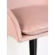 Барный стул ЛОТОС светло-розовый
