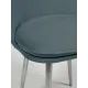 Стул Альта цвет: (Эвита 13 Голубой ) основание круглый профиль цвет серебро