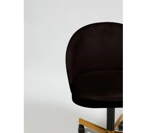 Стул Альта цвет: (Эвита 7 Эспрессо ) основание пятилучье(газлифт) цвет золото