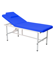 Стол стационарный косметологический MassMaster (190х70 см) с регулировкой высоты синий
