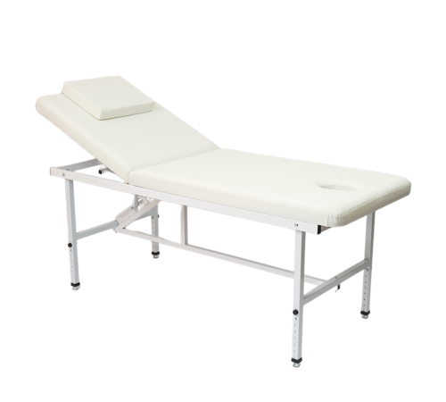 Стол стационарный косметологический MassMaster (190х70 см) с регулировкой высоты белый