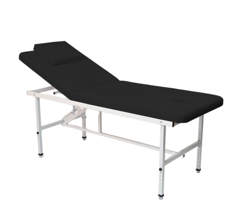 Стол стационарный косметологический MassMaster (190х70 см) с регулировкой высоты черный