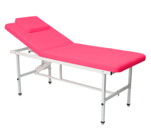 Стол стационарный косметологический MassMaster (190х70 см) с регулировкой высоты фуксия