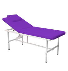 Стол стационарный косметологический MassMaster (190х70 см) с регулировкой высоты фиолетовый