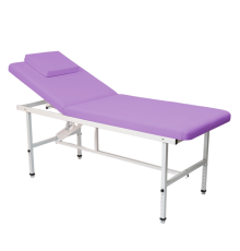 Стол стационарный косметологический MassMaster (190х70 см) с регулировкой высоты сиреневый
