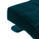 Кушетка анатомическая лофт Ergo VZ на золотых ножках синяя