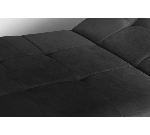 Кушетка анатомическая велюр Ergo Relax V черная