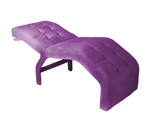 Кушетка анатомическая велюр Ergo Relax V фиолетовый