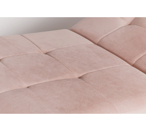Кушетка анатомическая велюр Ergo Relax V пыльно-розовый