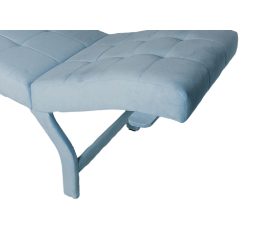 Кушетка анатомическая велюр Ergo Relax V светло-бирюзовый