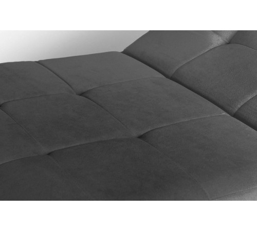 Кушетка анатомическая велюр Ergo Relax V темно-серый