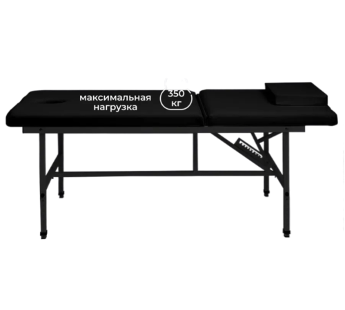Стол стационарный косметологический MassMaster 1 (190х70 см) с регулировкой высоты черный