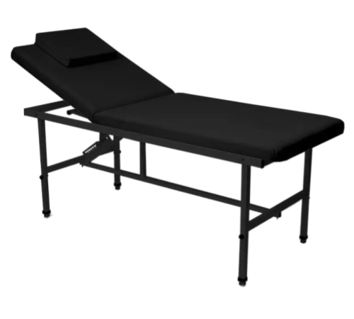 Стол стационарный косметологический MassMaster 1 (190х70 см) с регулировкой высоты черный