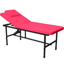Стол стационарный косметологический MassMaster 1 (190х70 см) с регулировкой высоты фуксия