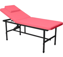 Стол стационарный косметологический MassMaster 1 (190х70 см) с регулировкой высоты розовый