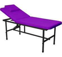 Стол стационарный косметологический MassMaster 1 (190х70 см) с регулировкой высоты фиолетовый