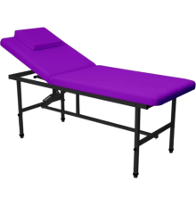 Стол стационарный косметологический MassMaster 1 (190х70 см) с регулировкой высоты фиолетовый