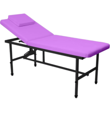 Стол стационарный косметологический MassMaster 1 (190х70 см) с регулировкой высоты сиреневый