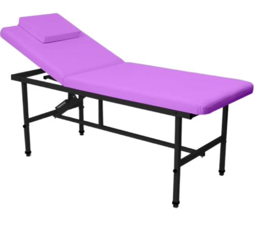 Стол стационарный косметологический MassMaster 1 (190х70 см) с регулировкой высоты сиреневый