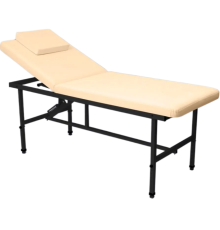 Стол стационарный косметологический MassMaster 1 (190х70 см) с регулировкой высоты бежевый