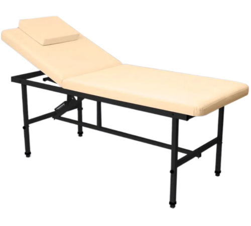 Стол стационарный косметологический MassMaster 1 (190х70 см) с регулировкой высоты бежевый