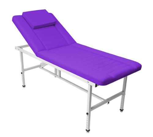 Стол стационарный косметологический с прошивкой MassMaster 3 (190х70 см) фиолетовый