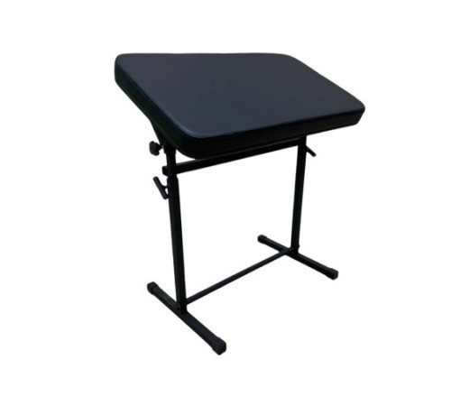 Тату холдер-подлокотник широкий Black Big Lux - 700x400x60 мм.